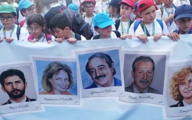 Palermo Chiama Italia Corteo Bambini