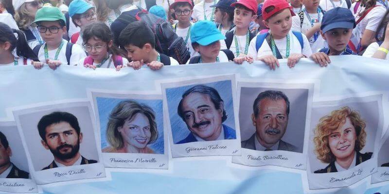 Palermo Chiama Italia Corteo Bambini