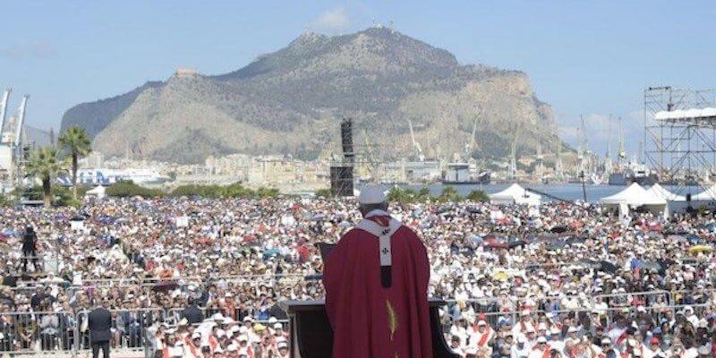 Papa In Visita A Palermo